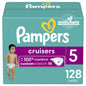 Pampers Cruisers Diapers - Size 3, 84 Count, Disposable Active Baby Diapers with Custom Stretch
