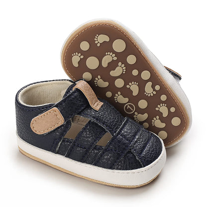 SOFMUO Baby Girls Boys Sparkly Bowknot Sandals Premium Soft Anti-Slip Rubber Sole Infant Summer Outdoor Shoes Toddler First Walkers