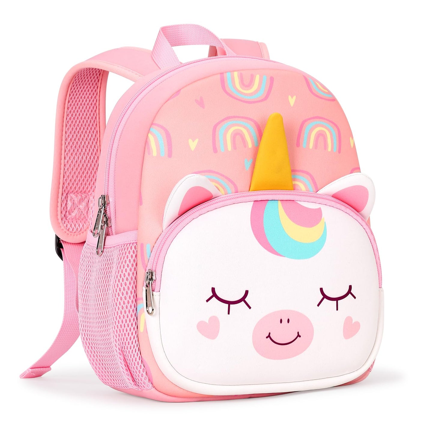 mibasies Toddler Backpacks for Girls 2-4: Baby Preschool Backpack - Kids Unicorn Backpack for Boys Girls - 12inch Mini School Bag