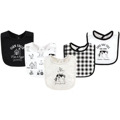 Hudson Baby Unisex BabyCotton Bibs