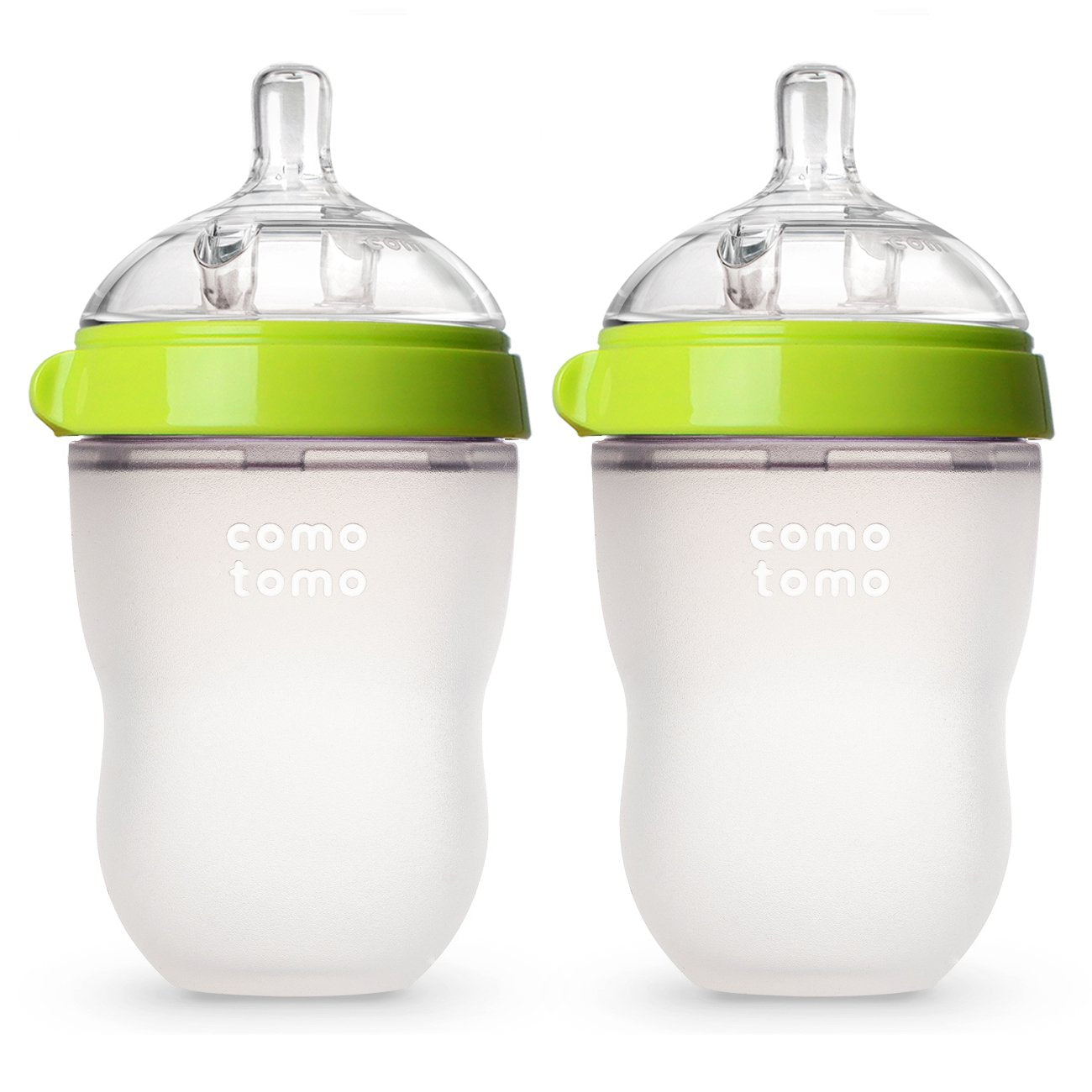Comotomo Baby Bottle Double Pack, Pink, 5oz