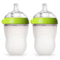 Comotomo Baby Bottle Double Pack, Pink, 5oz