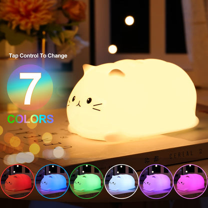 ZKLiLi Shark Night Light for Kids, Shark Lights for Boys & Girls - Christmas Gifts, Kids & Teens Room Decor, Silicone Animal Night Lamp Gift