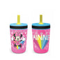 Zak Designs Disney Princess Kelso Toddler Cups For Travel or Home, 15oz 2-Pack Plastic Sippy Cups, Leak-Proof For Kids (Ariel, Aurora, Belle, Cinderella, Jasmine, Mulan, Rapunzel, Tiana)