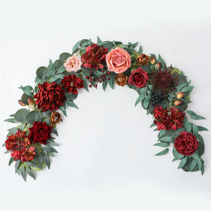 Artificial Flowers Combo for DIY Wedding Bouquets Combo Centerpieces Arrangements Party Bridal Baby Shower Home Decorations-Blush Pink