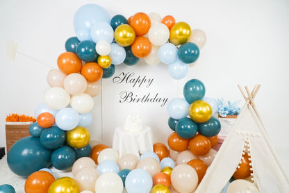 Ivory White Balloon Arch Kit,Boho Balloon Garland with Pastel Orange Cream Beige Champagne Gold White Sand Balloons for Neutral Baby Shower Wedding Boho Bridal Party Decorations