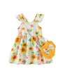 Mioglrie Baby Girl Clothes Newborn Dress Summer Toddler Girls' Clothing Casual Sundress with Cute Bag Infant Outfits