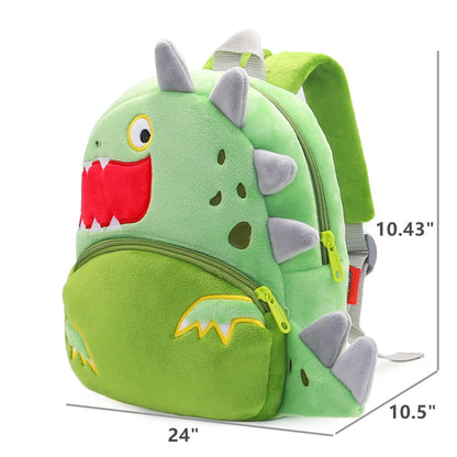 Toddler Backpack for Boys and Girls, Cute Soft Plush Animal Cartoon Mini Backpack Little For Kids 2-6 Years (Cows)