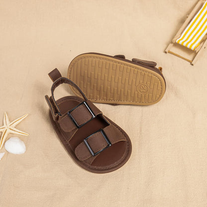 Miamooi Infant Baby Boys Girls Summer Beach Sandals Non Slip Soft Rubber Sole Toddler Outdoor Closed-Toe First Walker Shoes