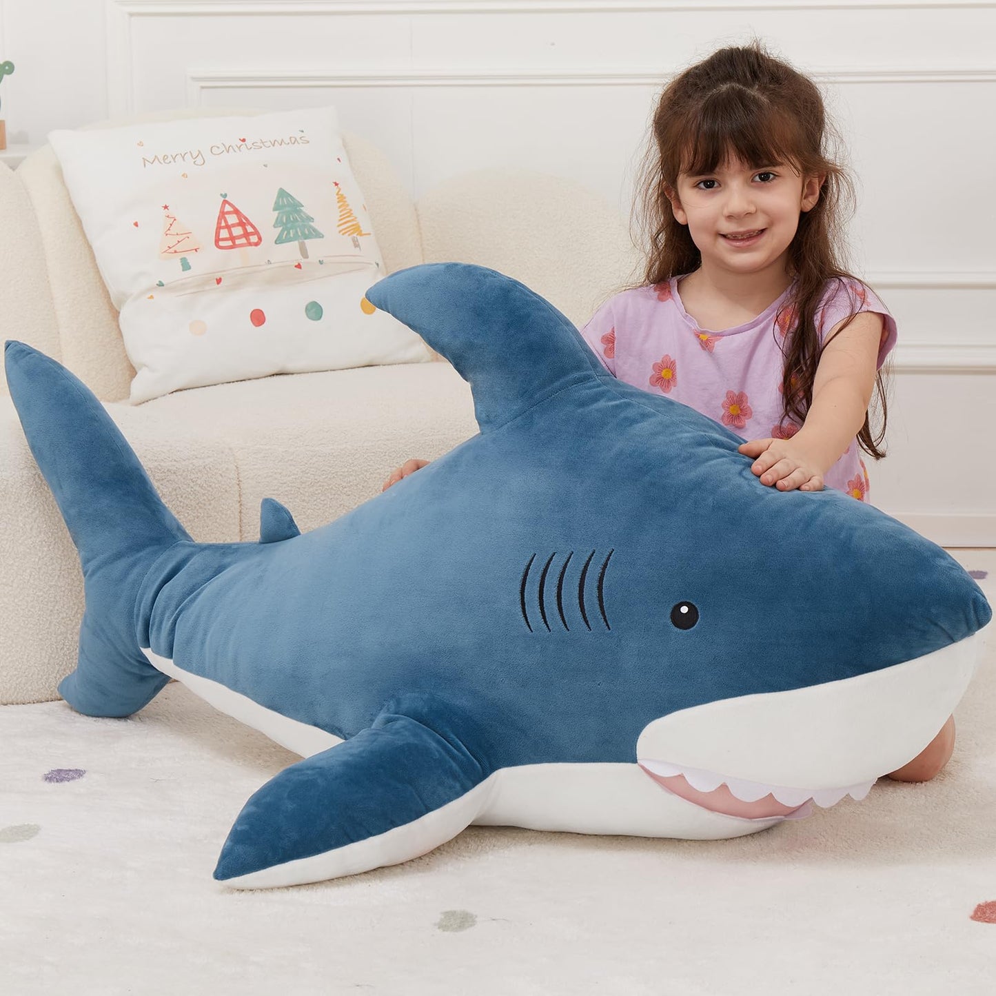 MorisMos Giant Alligator Stuffed Animal, 67inch Soft Large Alligator Plush Toy, Big Stuffed Crocodile Gifts for Kids Boys Girls