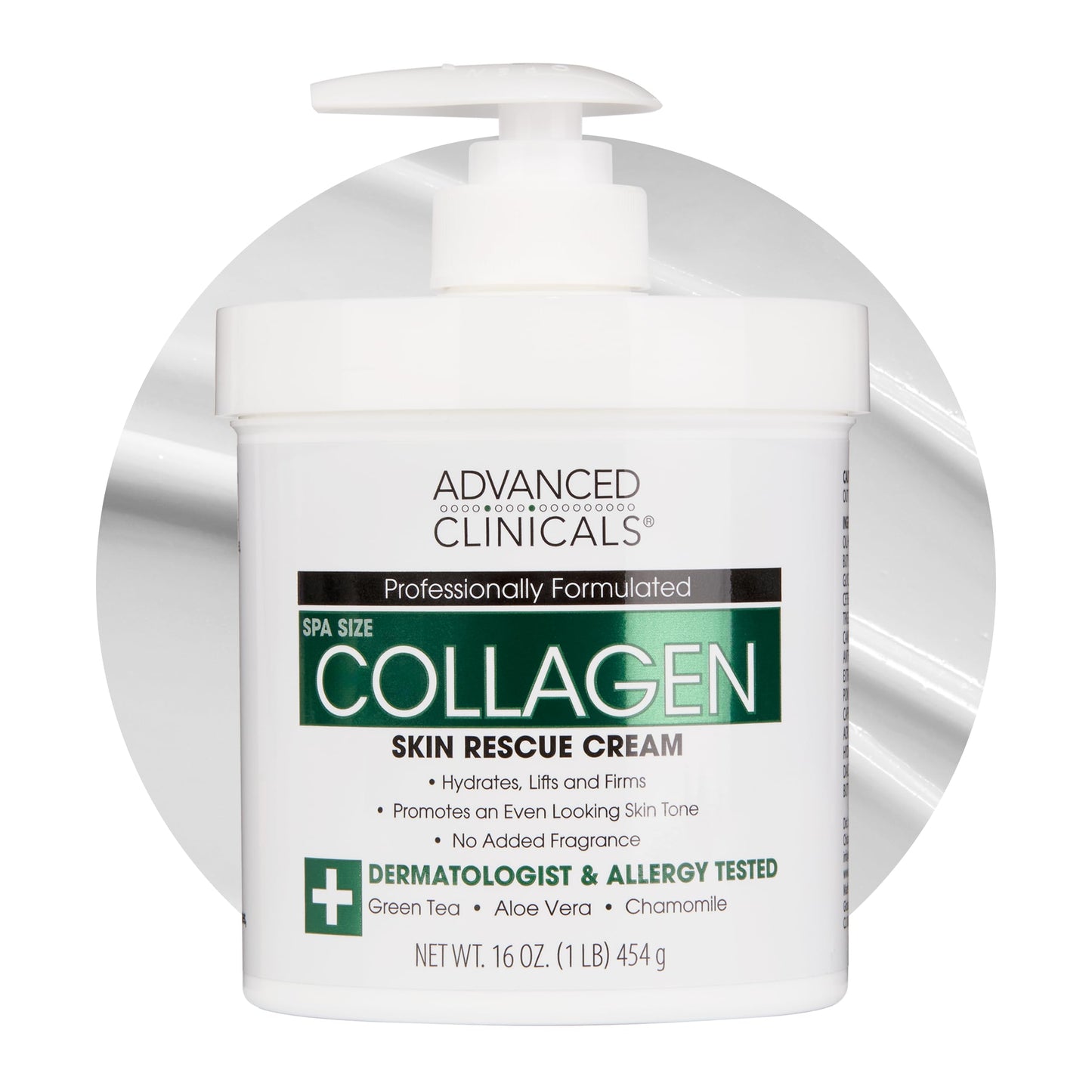Advanced Clinicals Retinol Body Lotion + Collagen Cream Fragrance Free Face Moisturizer & Body Cream 2pc Skincare Set For Women & Men Helps Reduce Appearance Of Crepey Skin, Wrinkles, & Dry Skin, 2pc