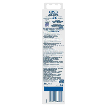 Oral-B Kids Battery Power Electric Toothbrush Featuring Disney's Frozen for Children and Toddlers age 3+, Soft (Characters May Vary)