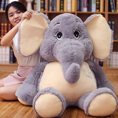 Giant Elephant Stuffed Animal 39'', Large Plush Toy, Soft Huggable Cute Elephant Plush for Girls, Boys, Kids, Babies - Gifts for Birthday, Mother's Day, Christmas