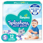 Pampers Swim Diapers - Splashers - Size 2-3, 20 Count, Gap-Free Disposable Baby Swimming Pants