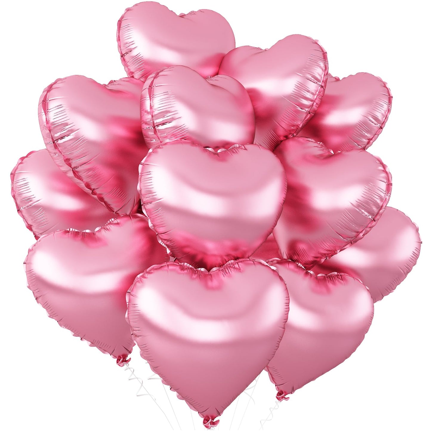Sage Green Gold Heart Balloons,12Pcs Light Gold Heart Shaped Foil Balloons,18Inch Cream White Helium Mylar Balloon for Baby Shower Birthday Anniversary Wedding Party Decorations