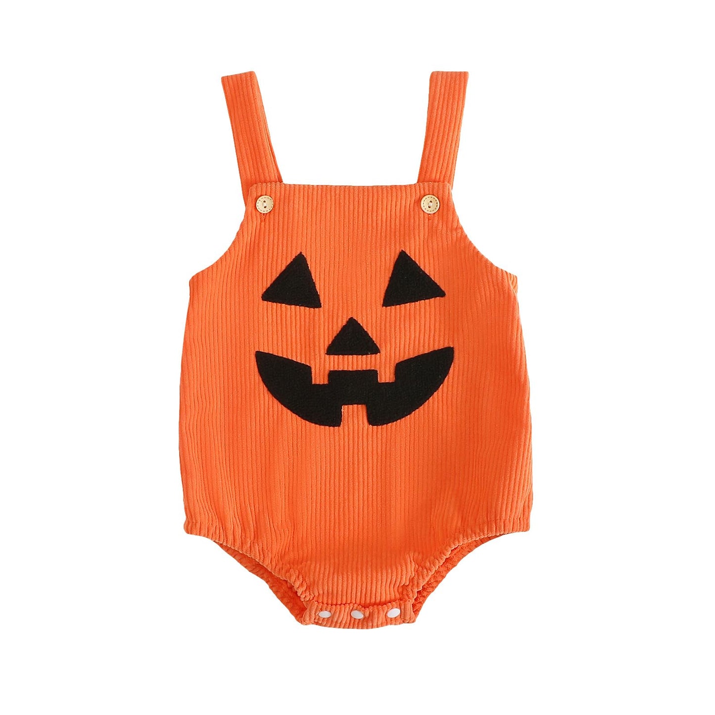 Halloween Baby Clothes Newborn Boy Tractor Pumpkin Onesie Infant Sleeveless Romper Toddler Bodysuit Cute Outfit