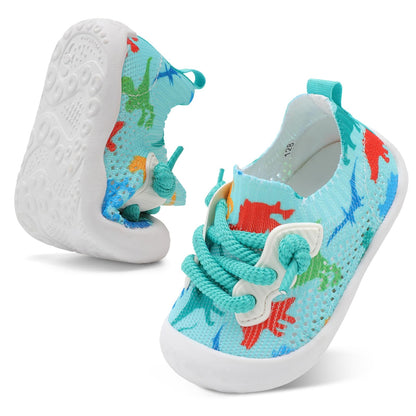 BARERUN Baby Shoes Baby First Walking Shoes Infant Sneakers Wide Barefoot Slip on Soft Sole Boys Girls Crib Shoe Toddler Breathable Lightweight House Socks