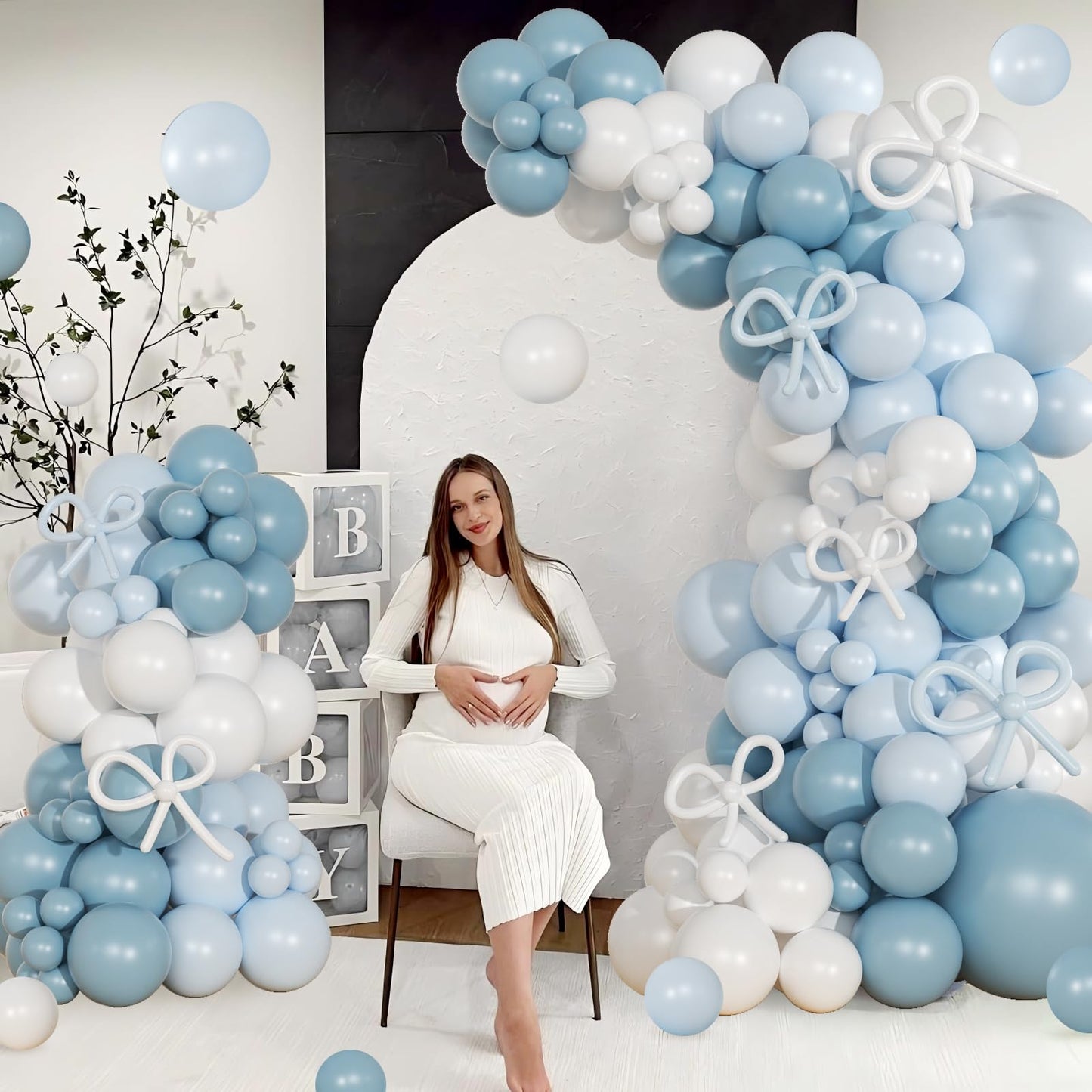 Dusty Pink Balloon Arch Kit 126 Pcs Pink and Sand White Balloon Arch Garland Kit Include Dusty Pink Sand White Balloons for Wedding Birthday Baby Shower Gender Reveal Decorations