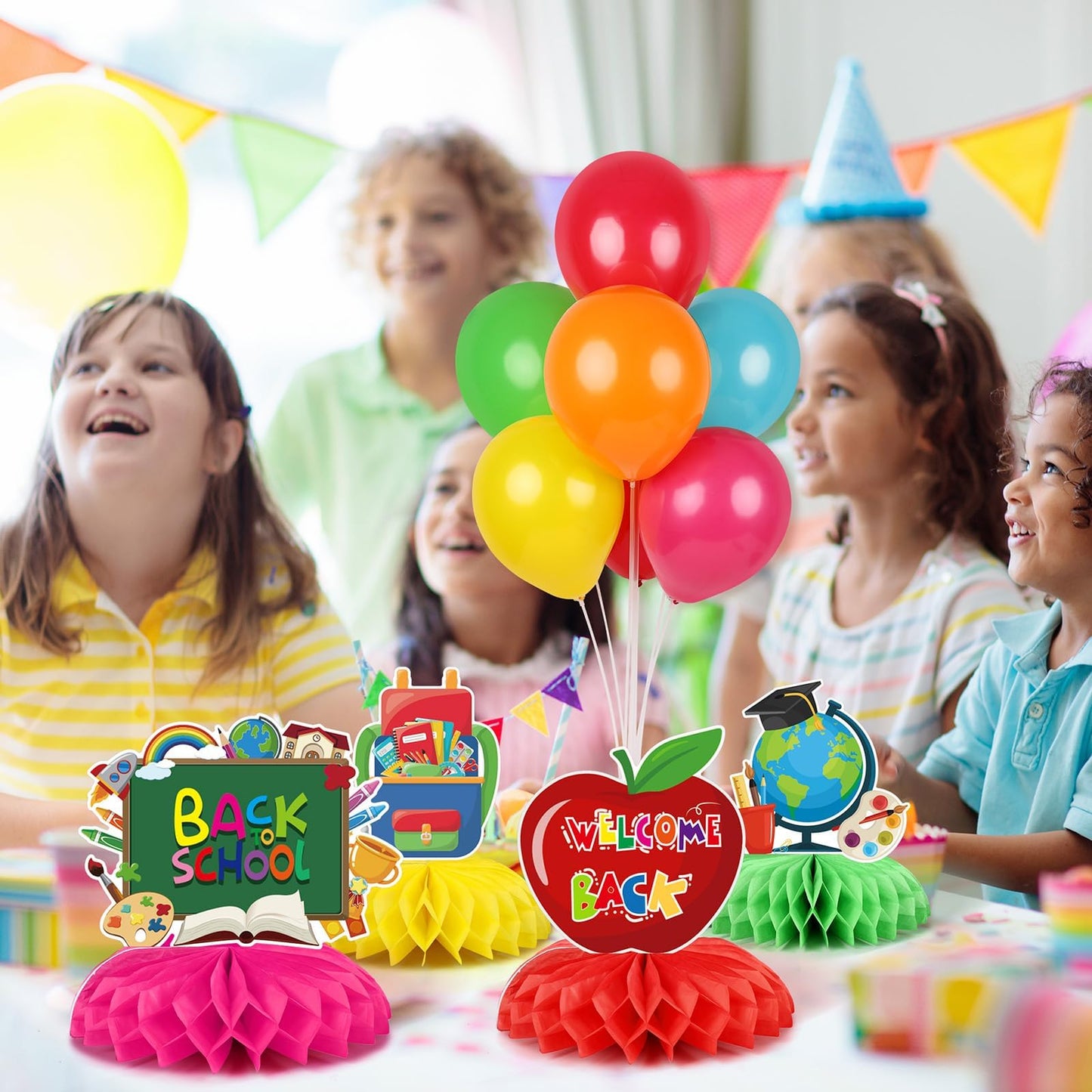 4 Sets Balloon Stand Kit for Table Bear Baby Shower Tables Centerpieces with Balloon Boy Baby Shower Decorations for Bear Theme Gender Reveal Birthday Party Table Decorations Supplies (Brown Bear, 4)