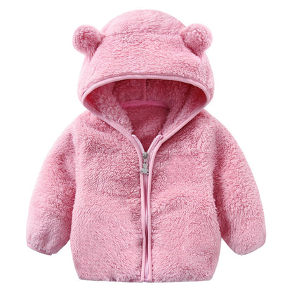 newborn boys girls 0-6 months winter jackets for baby coat warm flecee clothes