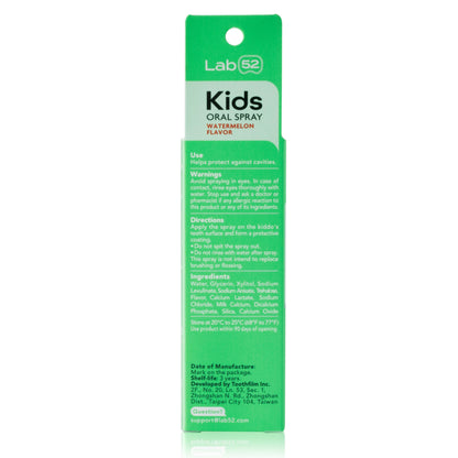 LAB52 Kids Oral Spray, Toddler Toothpaste Helper for Cavity Repair and Fresh Breath, Children Anticavity with Fluoride Free for Newborn to Preschoolers, Xylitol Vanilla Flavor