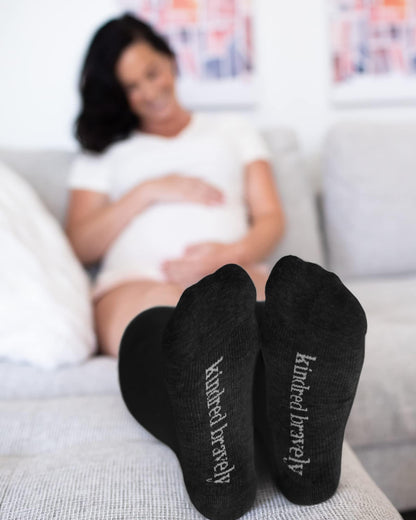 Kindred Bravely Compression Socks 2-Pack | Graduated Compression Socks for Circulation Pregnancy Travel