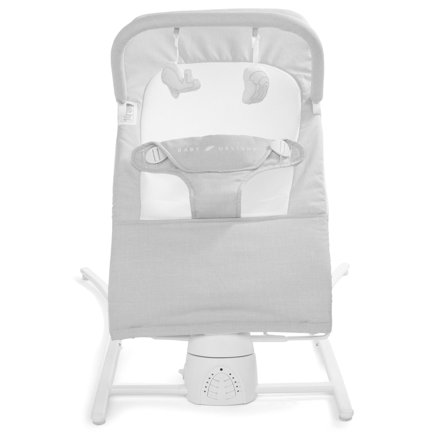 Baby Delight Alpine Deluxe Portable Bouncer, Infant, 0-6 Months, 100% GOTS Certified Cotton Fabrics, Organic Oat