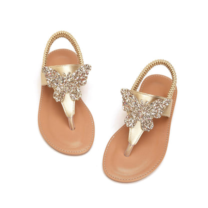 Toddler Girls Sandals Summer Flats Dress Shoes for Baby Little Kids Girl