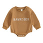 VISGOGO Newborn Infant Baby Boy Girls Oversized Romper Little Dude Sweater Onesie Coming Home Outfit Neutral Clothes