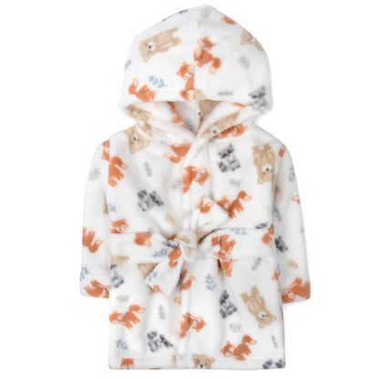 Baby and Infant Bath Robe with Hood and Baby Beach Cover Up for Boys and Girls 0-9 Months (Enchanted Evening)