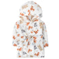 Baby and Infant Bath Robe with Hood and Baby Beach Cover Up for Boys and Girls 0-9 Months (Enchanted Evening)