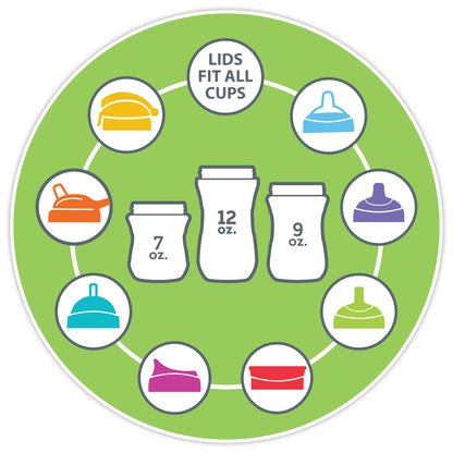 Chicco Transition Sippy Cup with Silicone Spout and Spill-Free Lid 7oz.| Calibration Markings | Removable Handles | Top-Rack Dishwasher Safe | Easy to Hold with Ergonomic Indents | Pink| 4+ Months