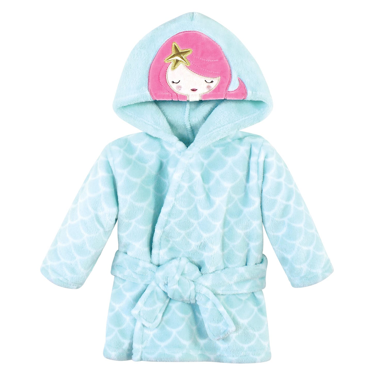Hudson Baby Unisex Baby Plush Animal Face Bathrobe