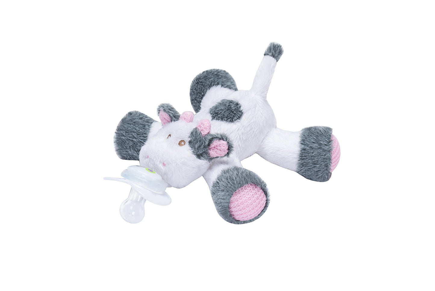 Nookums Paci-Plushies Buddies - Alligator Pacifier Holder - Adapts to Name Brand Pacifiers, Suitable for All Ages, Plush Toy Includes Detachable Pacifier