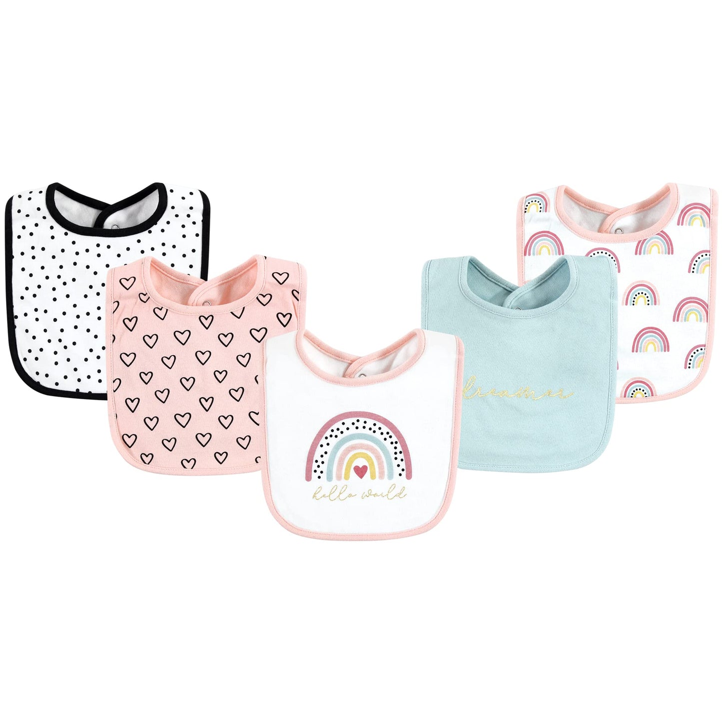 Hudson Baby Unisex BabyCotton Bibs