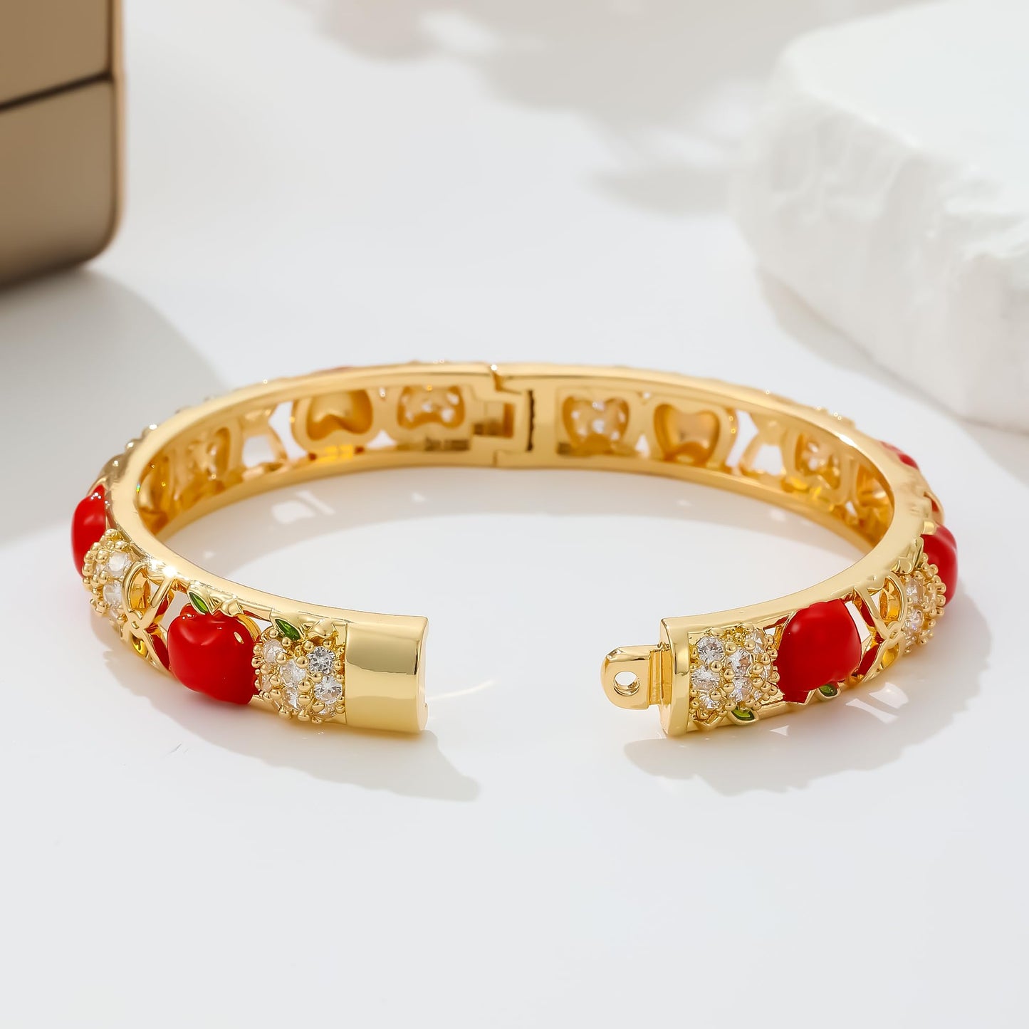 Ethlyn Gold Plated Colorful Openable Kids Baby Girls Bangles Bracelets Birthday Christmas Gifts Birthday Presents for children