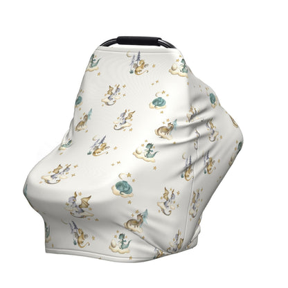 Cute Butterfly Baby Stuff Car Seat Covers Baby Multi-Use Car Seat Canopy Carrier Cover, Breathable Breastfeeding Cover Boys & Girls
