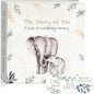 Baby Milestone Stickers, Baby Milestone, New Born Memory Book, Neutral Baby Animal Design, Baby Album And Memory Book.