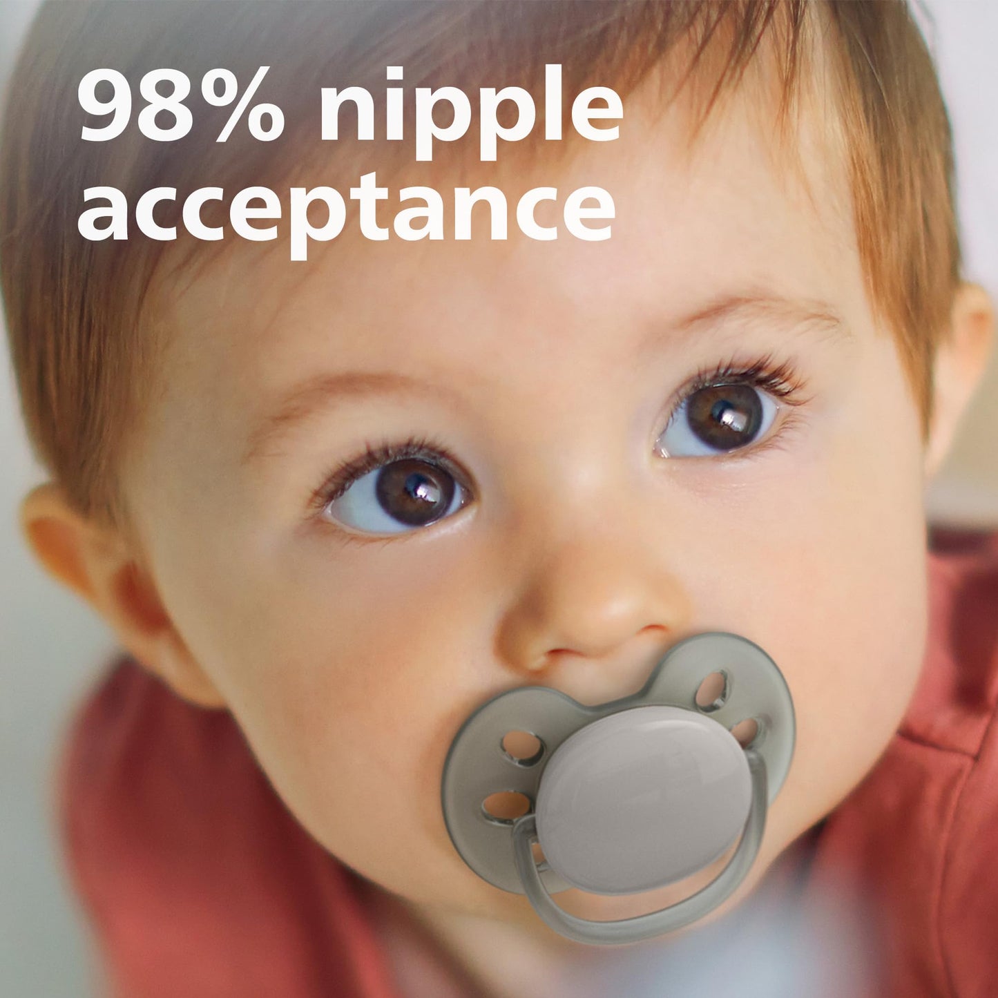Philips Avent Ultra Soft Pacifier - 4 x Soft and Flexible Baby Pacifiers for Babies Aged 0-6 Months, BPA Free with Sterilizer Carry Case, SCF091/25