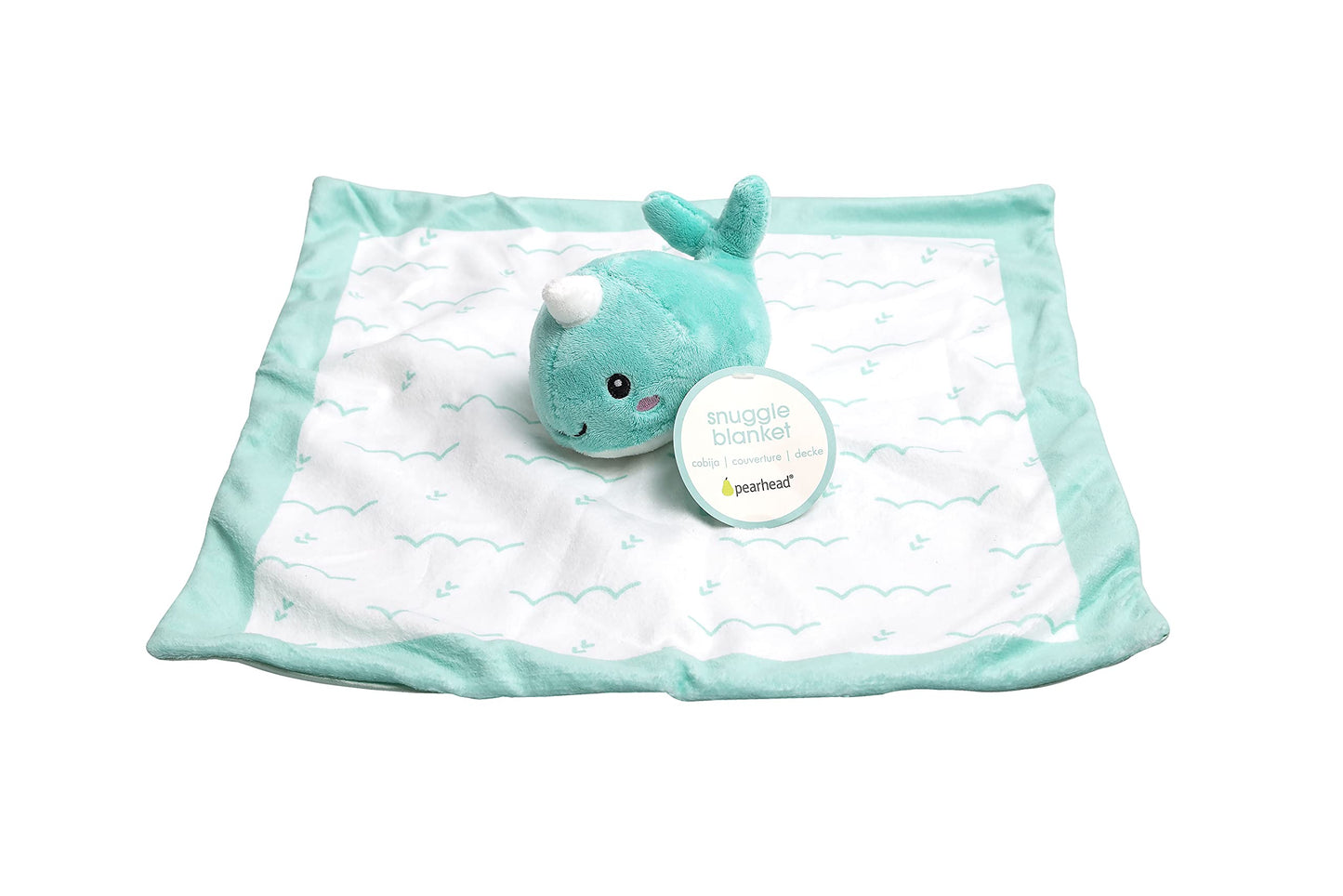 Pearhead Cloud Security Blanket, Soft Baby Lovey for Babies, Snuggle Toy Stuffed Animal, Newborn Infant and Toddler Security Toy, Baby Boy or Baby Girl Lovie, New Baby Gift, White Cloud Lovey