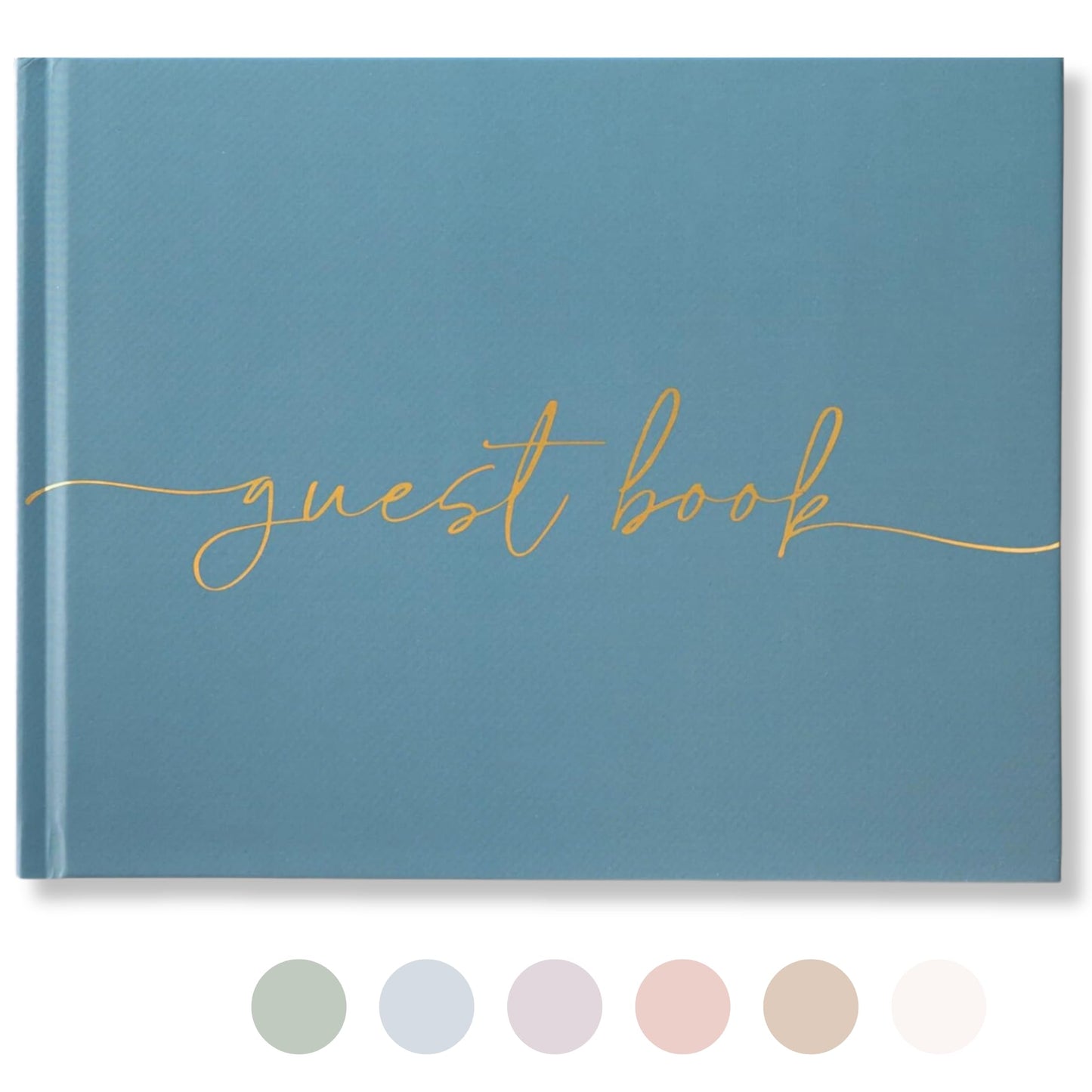 Lamare Elegant Blank Page Wedding Guest Book – The Perfect Polaroid Guest Book for Wedding Receptions, Birthdays, Baby Showers, and Special Events – A Stylish Sign-in Book for Guests