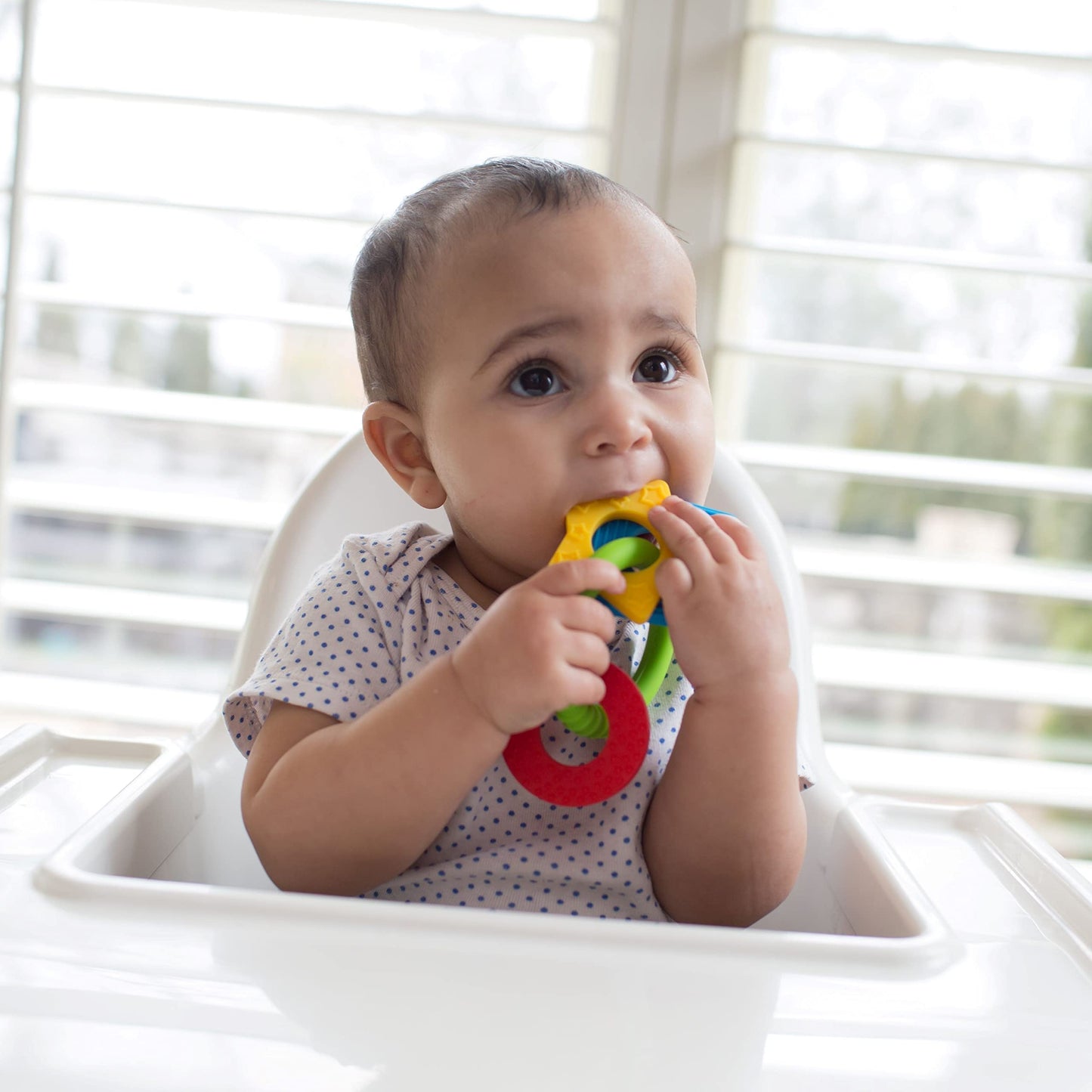 Dr. Brown's AquaCool Water-Filled Baby Teether, Cools & Massages Sore Gums, BPA Free, Pineapple and Apple, 2 Pack, 3m+