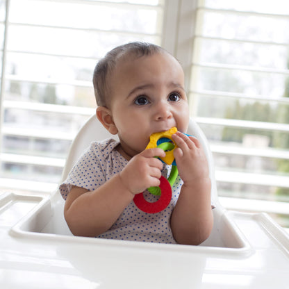 Dr. Brown's AquaCool Water-Filled Baby Teether, Cools & Massages Sore Gums, BPA Free, Pineapple and Apple, 2 Pack, 3m+