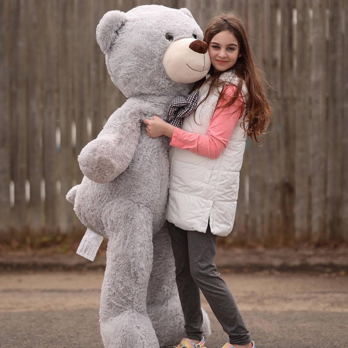 51 inch Big Teddy Bear Cute Giant Stuffed Animals Soft Plush Toy for Girlfriend Kids for Birthday Christmas Valentine's Day