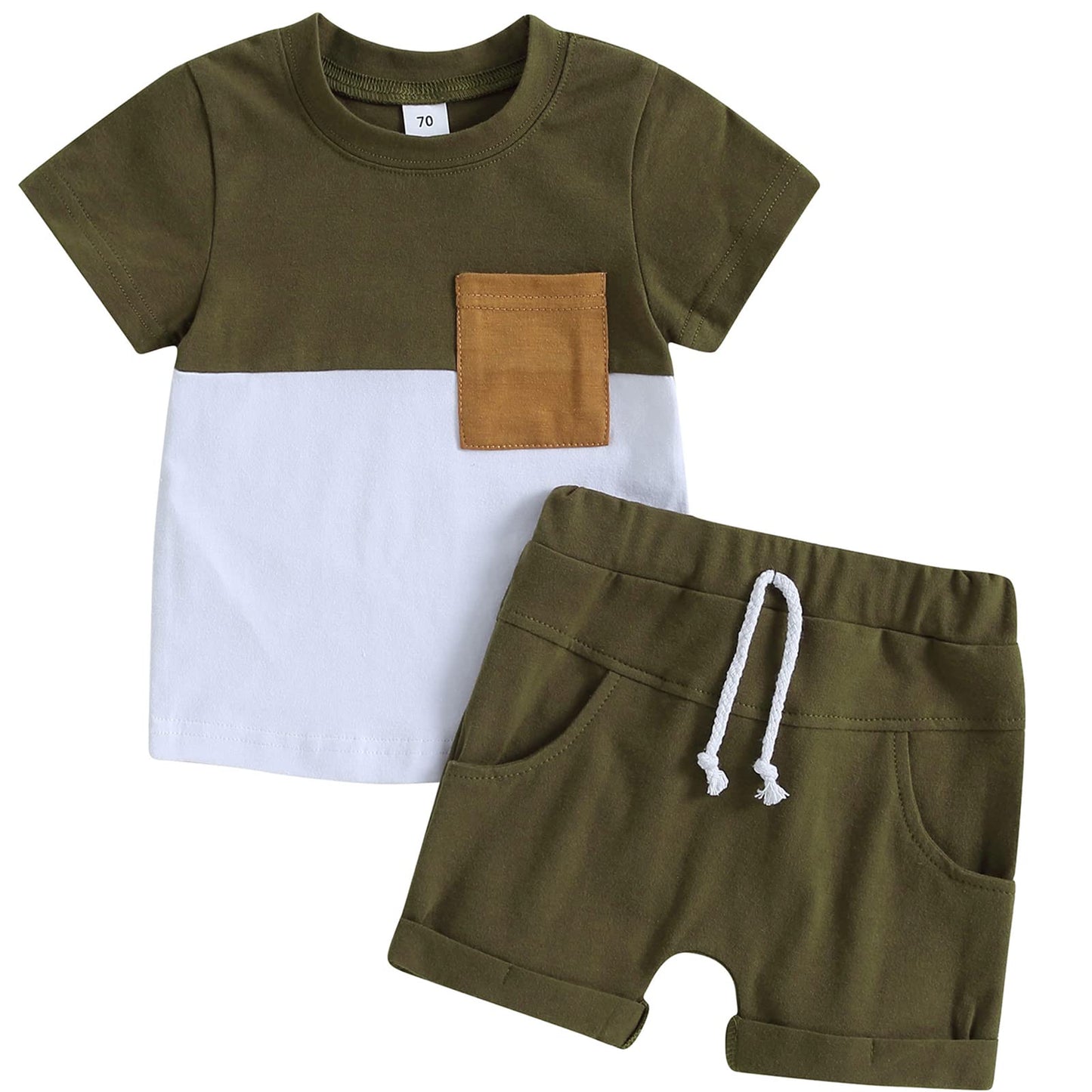 Mubineo Infant Toddler Baby Boy Summer T Shirt Shorts Outfits Short Sleeve Tee Tops Clothes Set