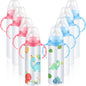 2 Pcs Trelaco Sublimation Baby Bottle Sublimation Blank Sippy Cups with Handle 8 oz Blank Kids Stainless Steel Insulated Tumblers