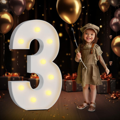 imprsv Marquee Light Up Letters, 3FT Mosaic Letters with Light for Baby Shower Graduation Party Decor, Large A for Engagement Wedding Party Decorations (Need to Assemble)