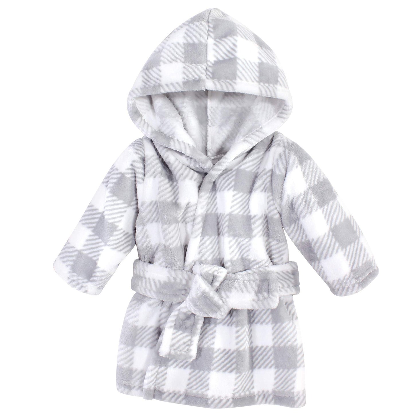 Hudson Baby Unisex Baby Plush Animal Face Bathrobe