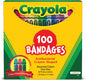Crayola Shaped Kids Bandages, 100 CT | Great for Birthdays, Party Supplies, Stickers, Stocking Stuffer or White Elephant Gift | Adhesive Bandages for Minor Cuts, Scrapes, & Burns