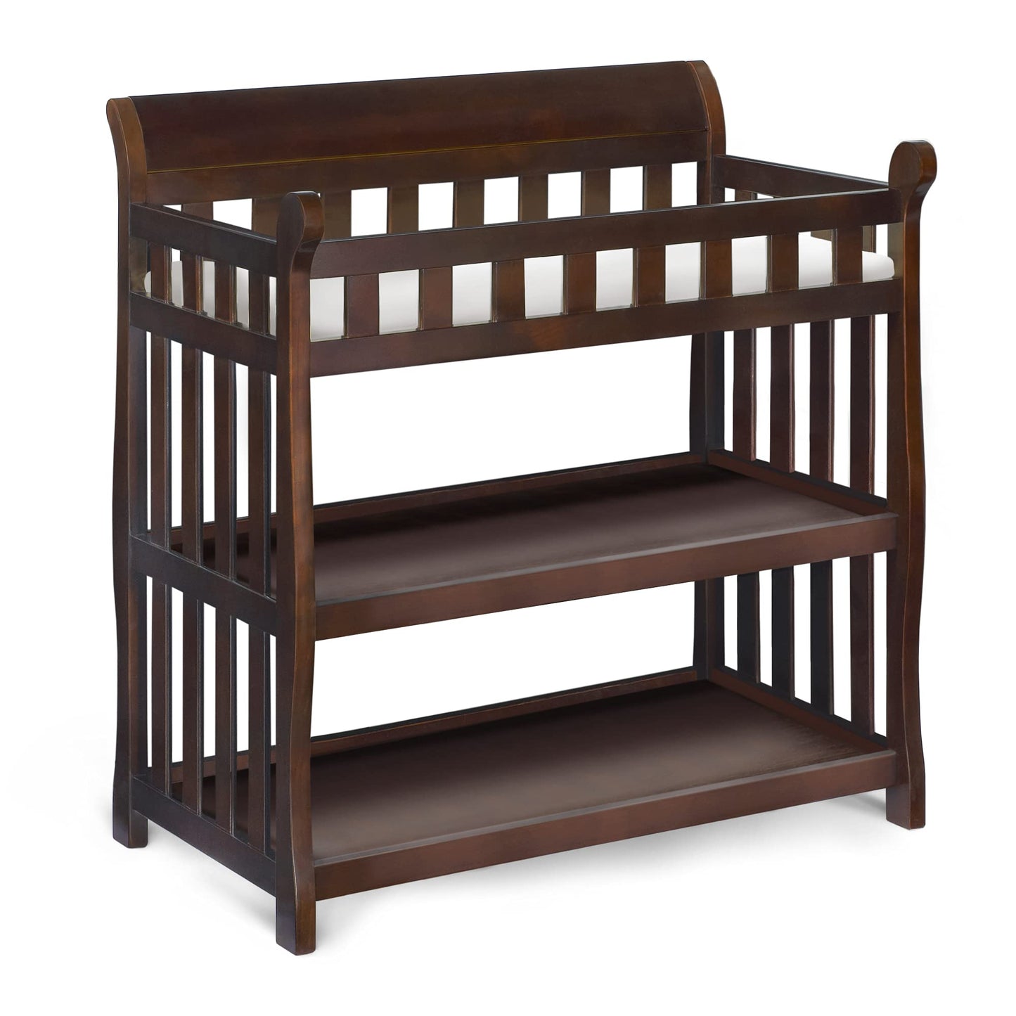 Delta Children Eclipse Changing Table with Changing Pad, White